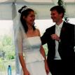 Two-piece wedding dress